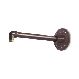 13" Bronze Straight Arm With Arm Height of 2" & Mounting Plate Included
