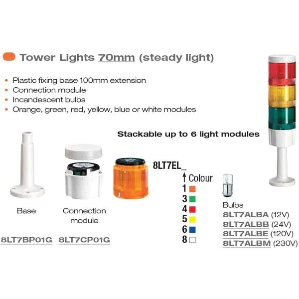 260V Incandescent Bulb 8LT7ALBM - Bright & Reliable Lighting