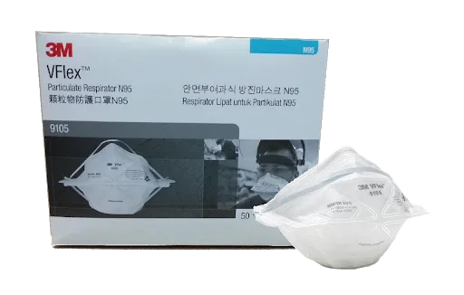 3M VFlex Particulate Respirator 9105, N95 Mask