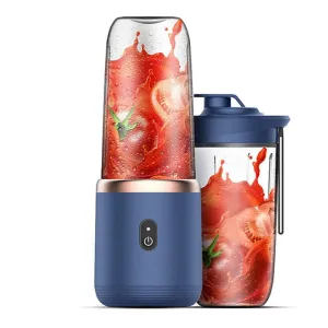 6-Blade Portable Juicer Blender: Fresh Drinks Anywhere, Anytime!