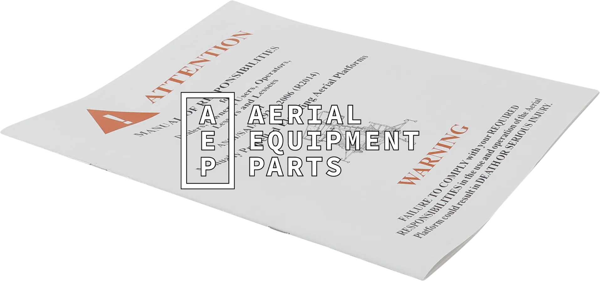 Ansi 92.3 Responsibility Aerial Platform