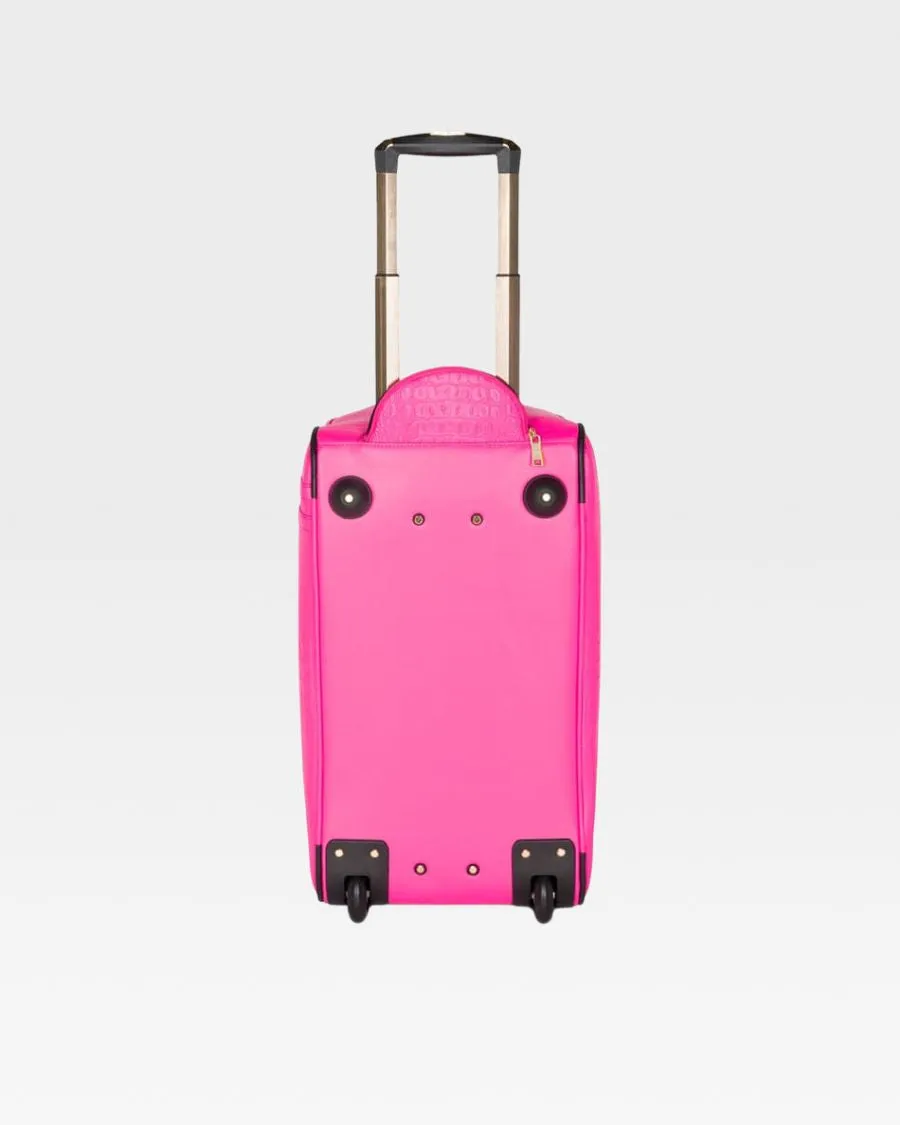 Apollo 2 Backpack & Rolling Duffle Bag Set in Neon Pink