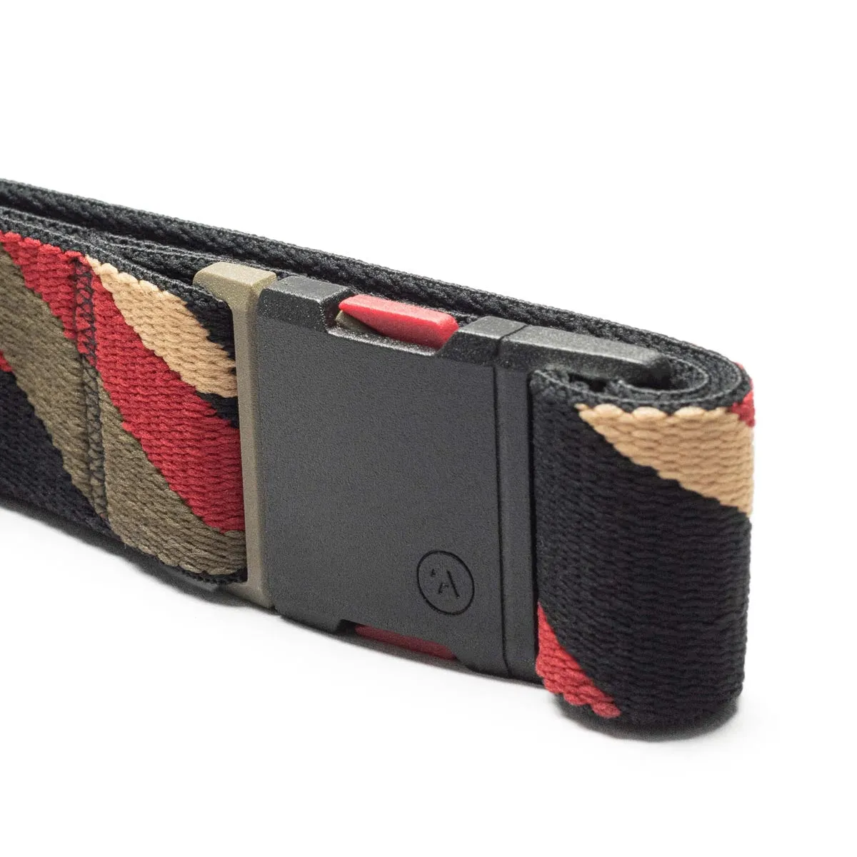 Arcade Brushstroke Slim Belt - Black/Burnt