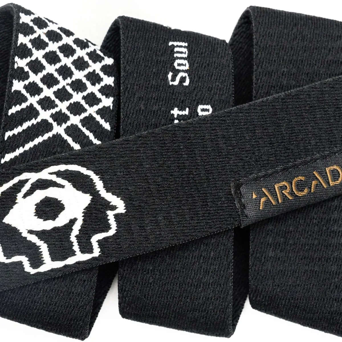Arcade Reverb Slim Belt - Black/White