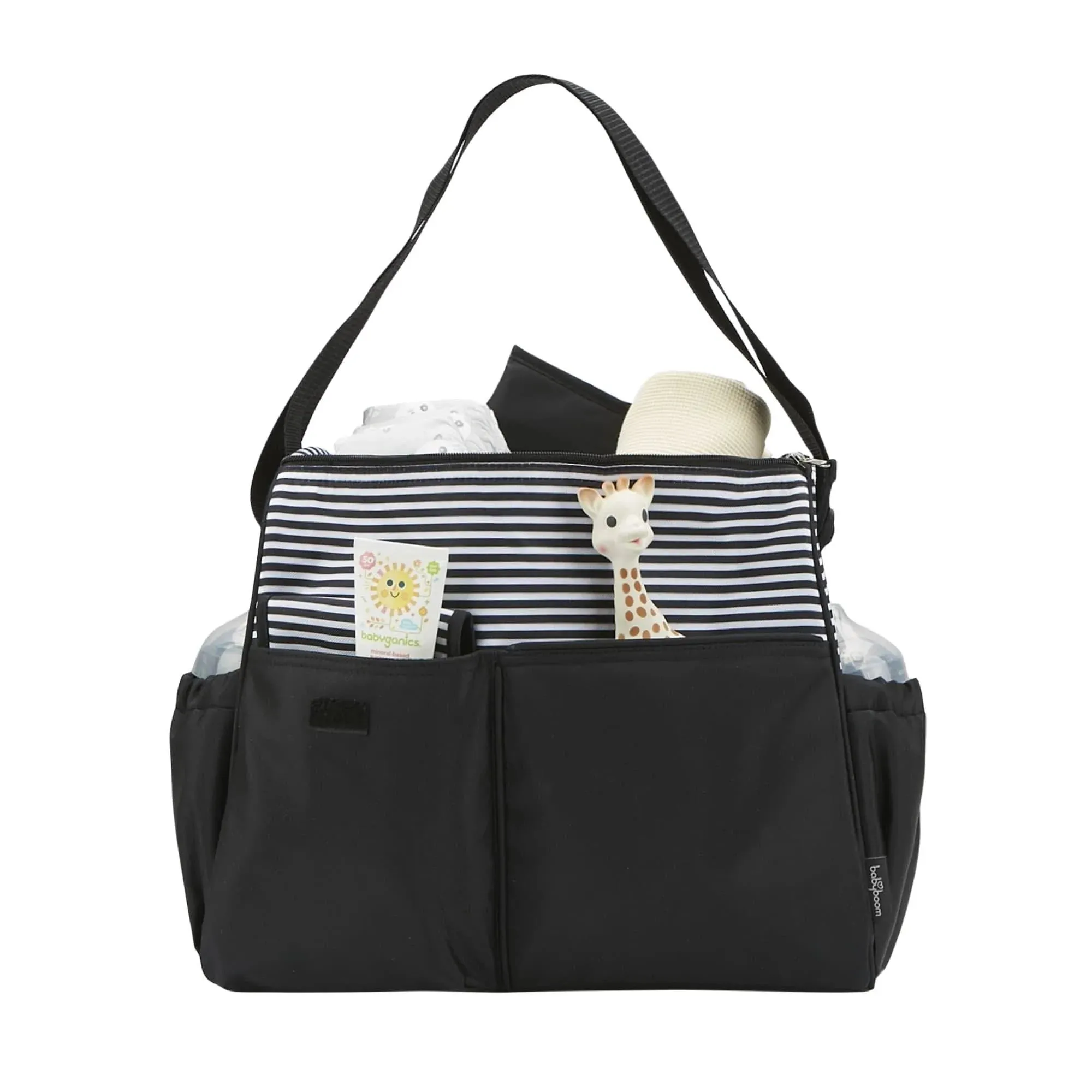 Babyboom Stripes Messenger Diaper Bag