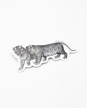 Bengal Tiger Cubs Sticker