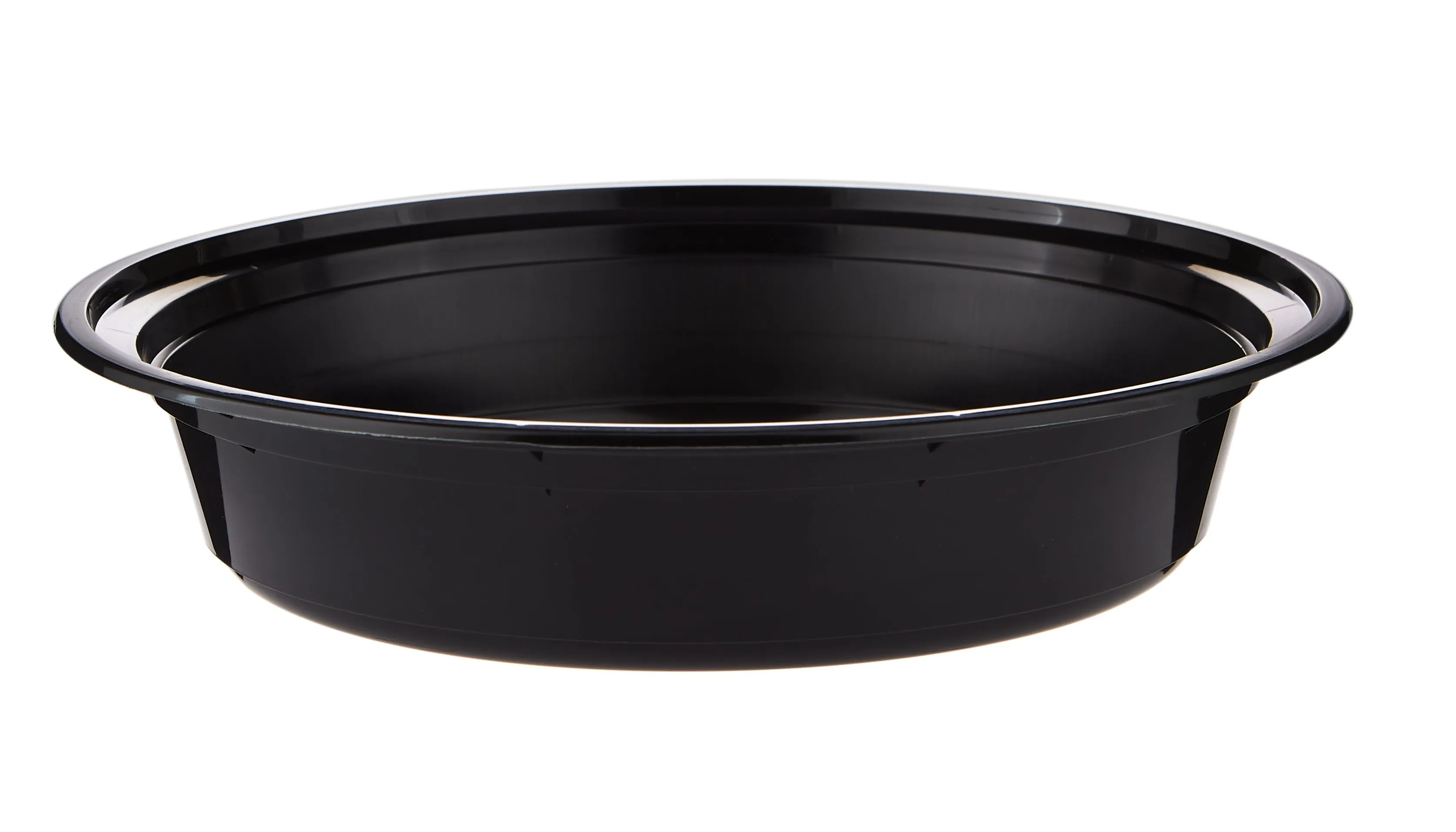 Black Base Round Container 48 oz