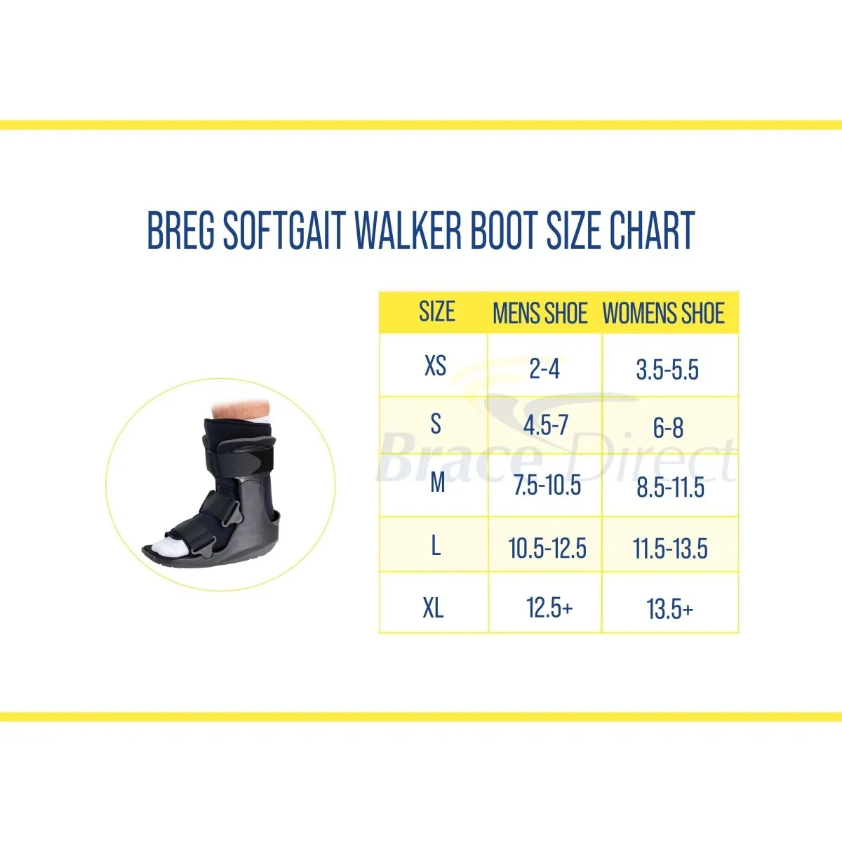 Breg Short Air-Cushioned SoftGait Walker Boot