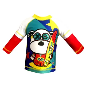Cane Surfer Baby Boy Long Sleeve Rash Guard Shirt
