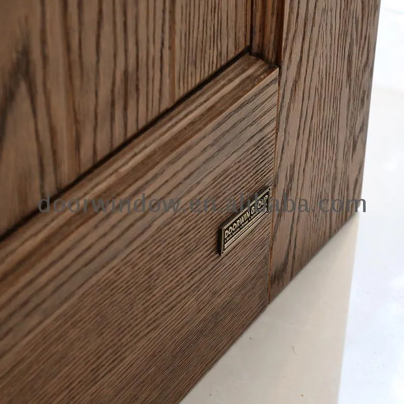 DOORWIN 2021Factory outlet wooden barn doors for sale western sliding glass weatherproof door