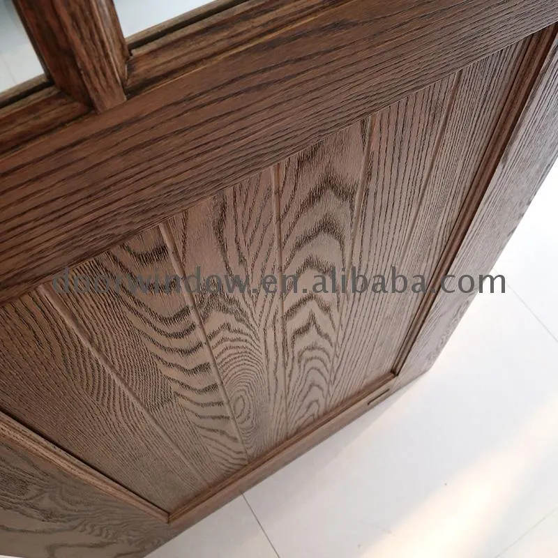 DOORWIN 2021Factory outlet wooden barn doors for sale western sliding glass weatherproof door