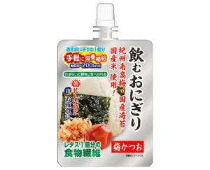 Drinkable Onigiri Jelly (Sour Plum & Bonito)