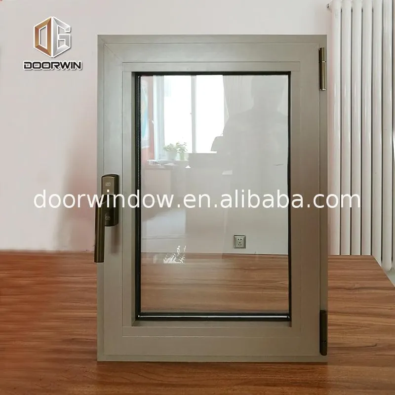 Factory Directly Supply aluminium extrusion profile windows double galzed window weatherproof swing