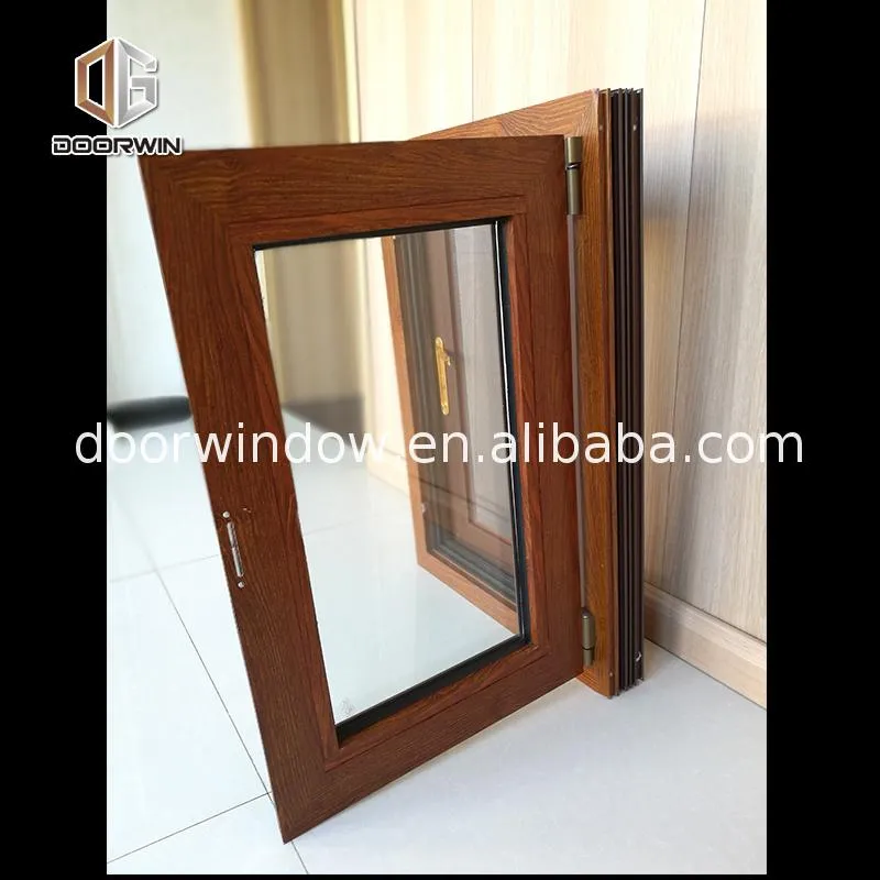 Factory Directly Supply aluminium extrusion profile windows double galzed window weatherproof swing