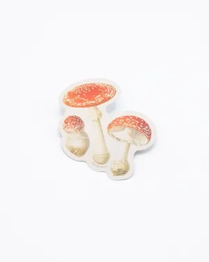 Fly Agaric Poisonous Mushrooms Sticker