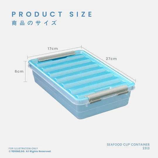 FREEZER CONTAINER LOW/CLIP (2313)