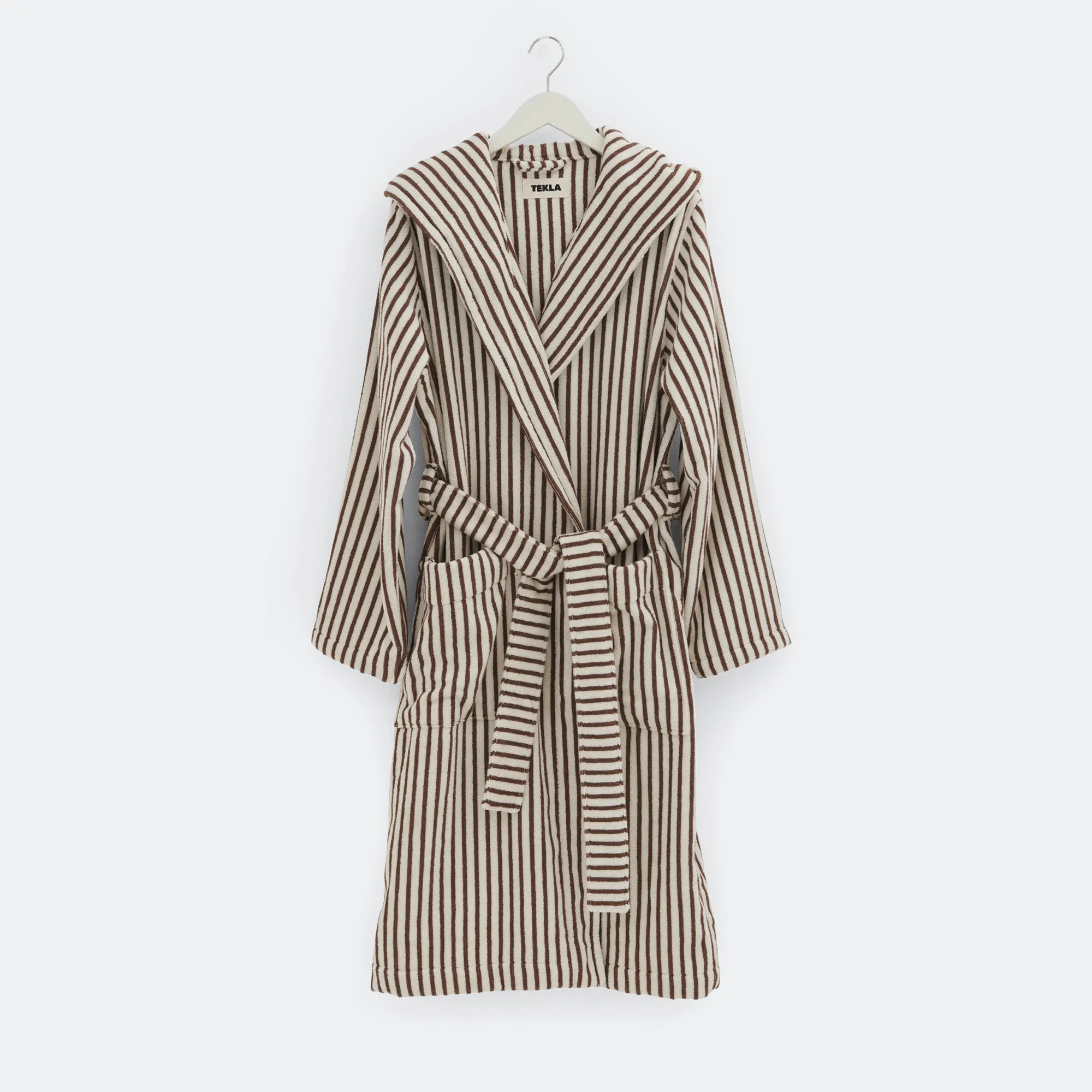 Hooded Bathrobe - Kodiak Stripes