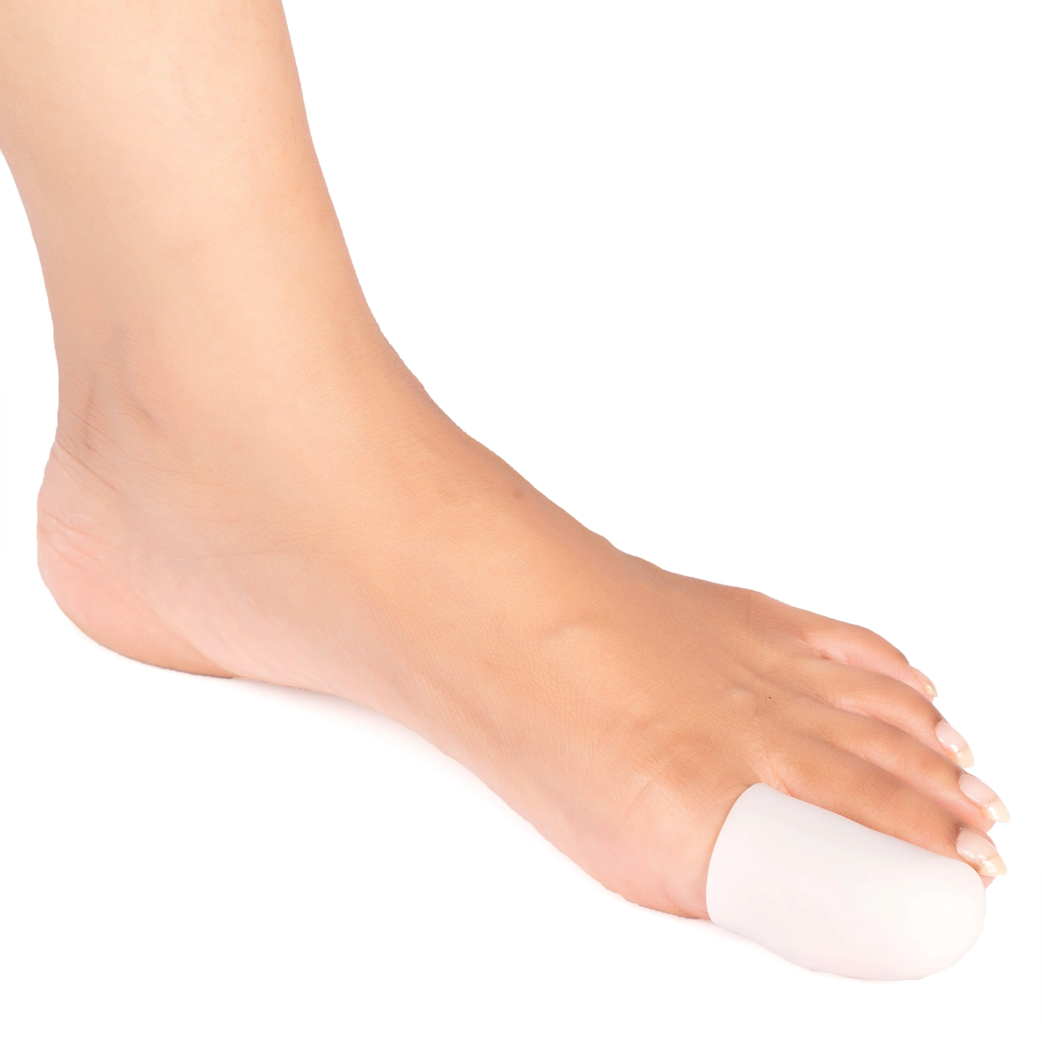 Importikaah All-In-One 100% Gel Toe Cap, Universal Size One Pair, Stretchable, Washable, Reusable