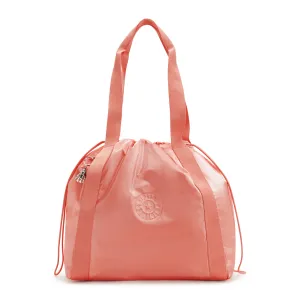 Kipling Elmar Peach Glam Medium Drawstring Tote C2I7270-S7W