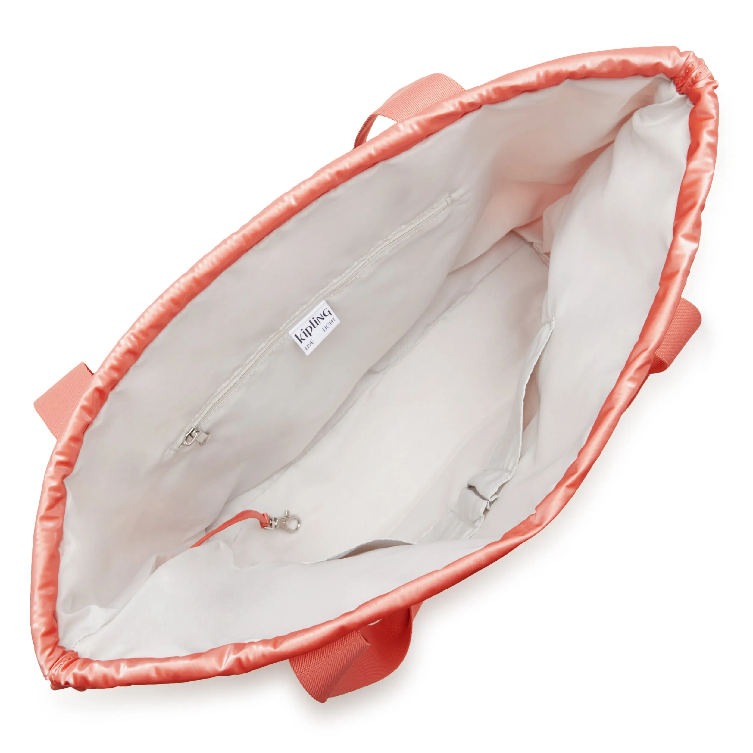 Kipling Elmar Peach Glam Medium Drawstring Tote C2I7270-S7W