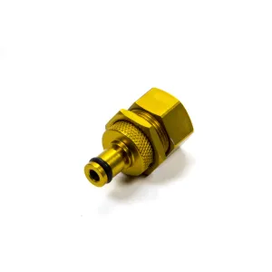 Kwik-Change Products Next Generation Tire Pressure Relief Valve Adjustable Aluminum Gold Anodize