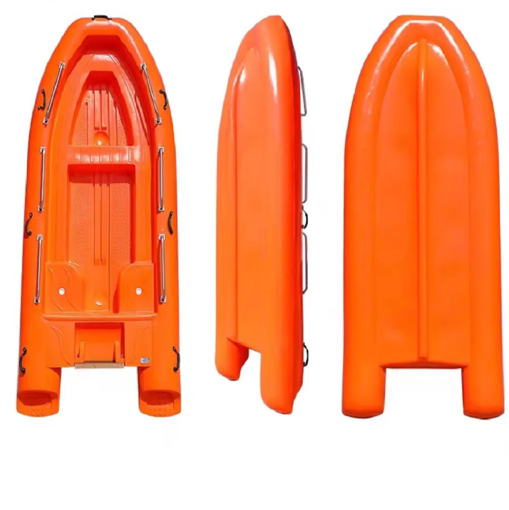 L11-13ft Double-layer Thickened PE Boats for Tourism and Fishing(3-6adults)
