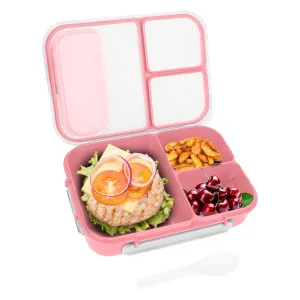 Leak-proof Lunch Box with 3 Compartments - Portable Food Storage