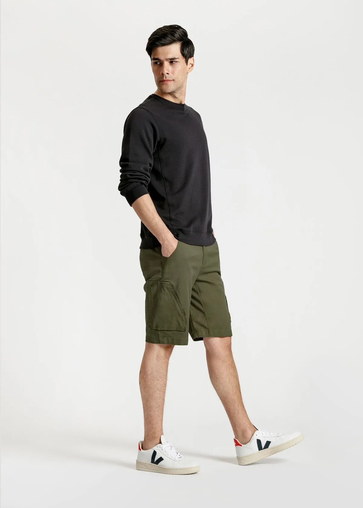 Live Free Adventure Short - Loden Green