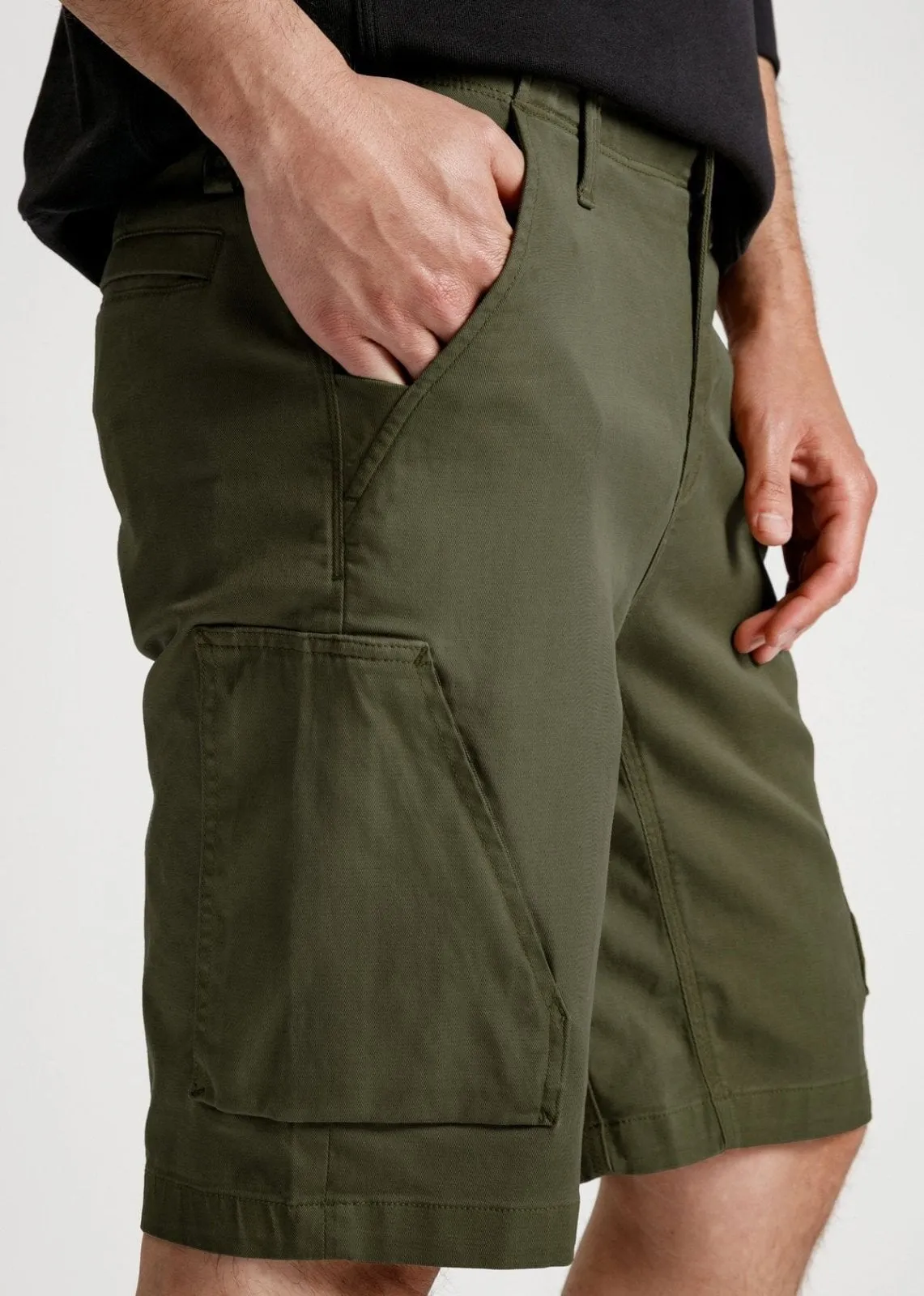 Live Free Adventure Short - Loden Green