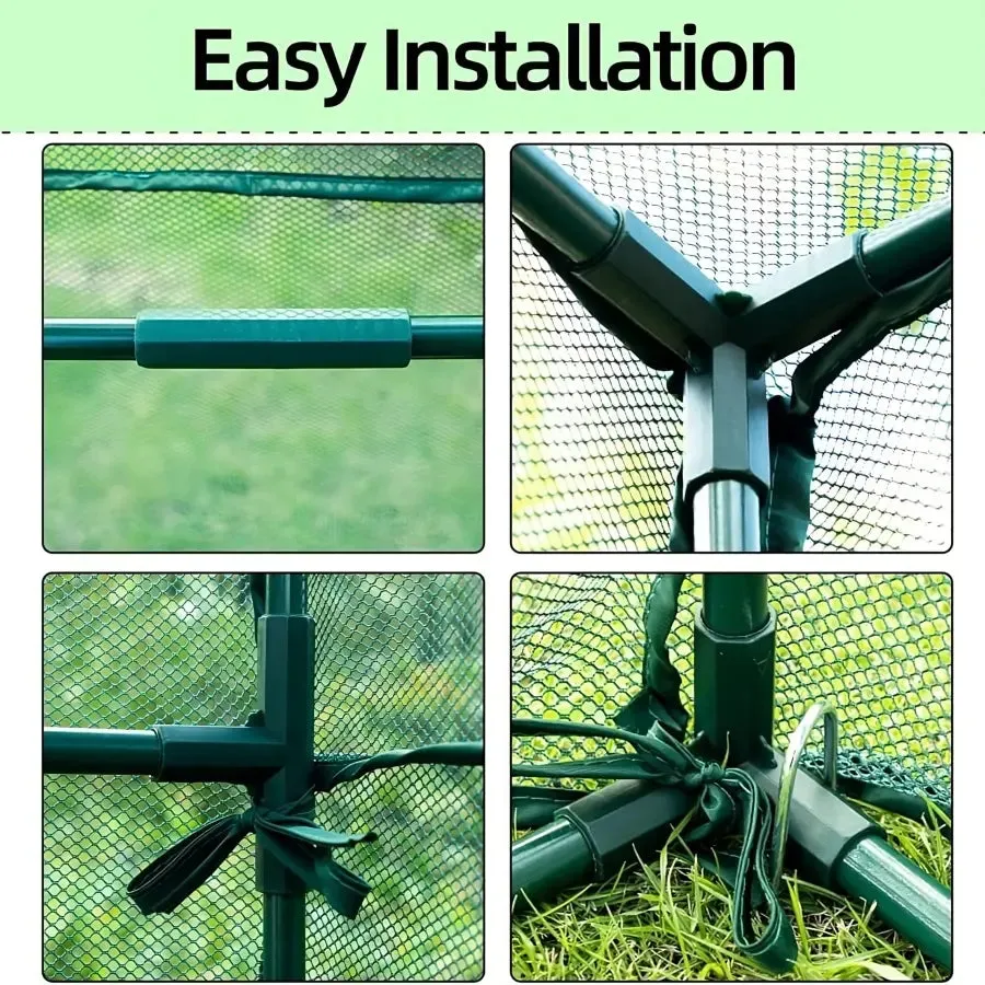 Maze Medium Crop Protection Cage  - 244 x 122 x 182 cm