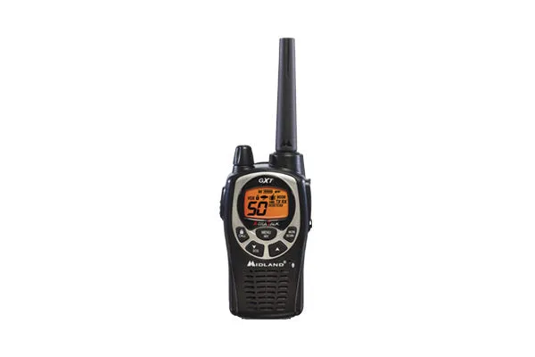 Midland GXT1000VP4 5-Watt AC/12V-Rechargeable GMRS Radio (Pair)
