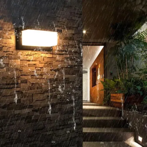 Modern IP65 18W LED Wall Lights Sconce Indoor/Outdoor Garden Down Wall Lamp