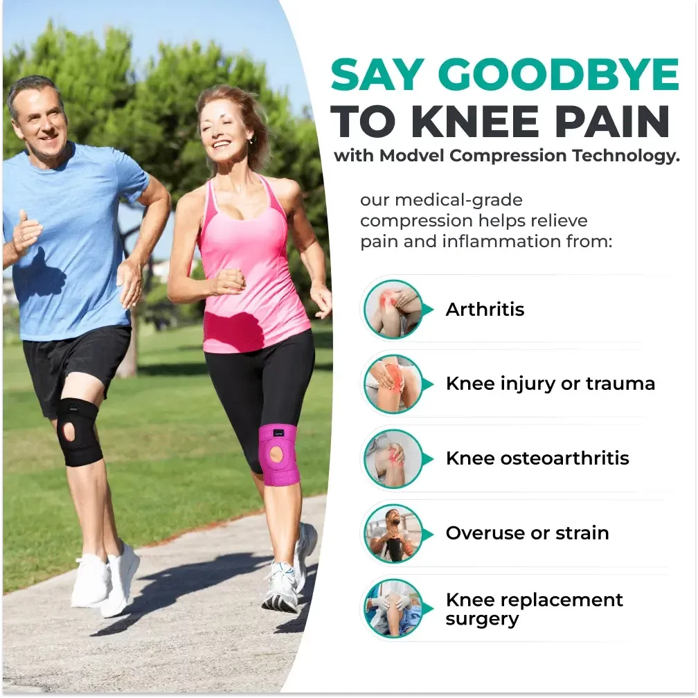 Modvel Adjustable Knee Brace – Enhanced Comfort, Stability, and Support