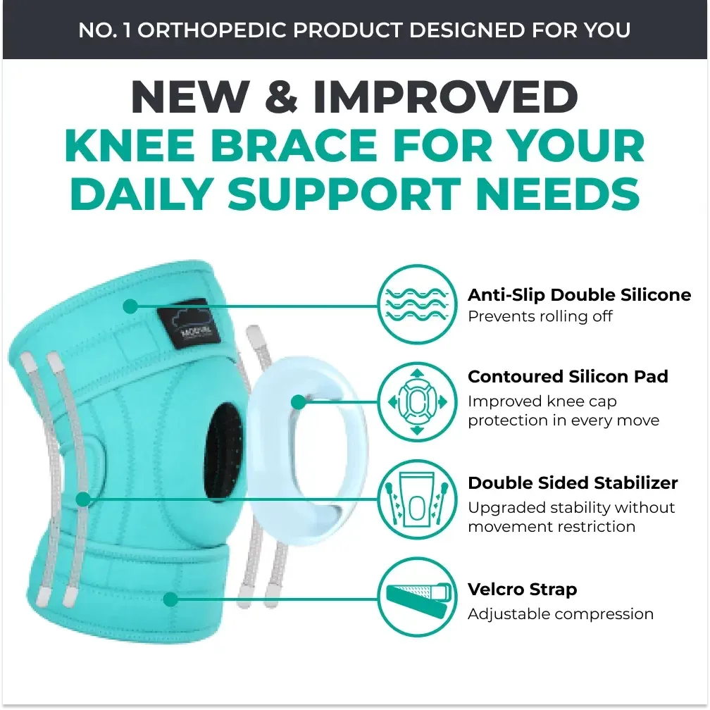 Modvel Adjustable Knee Brace – Enhanced Comfort, Stability, and Support