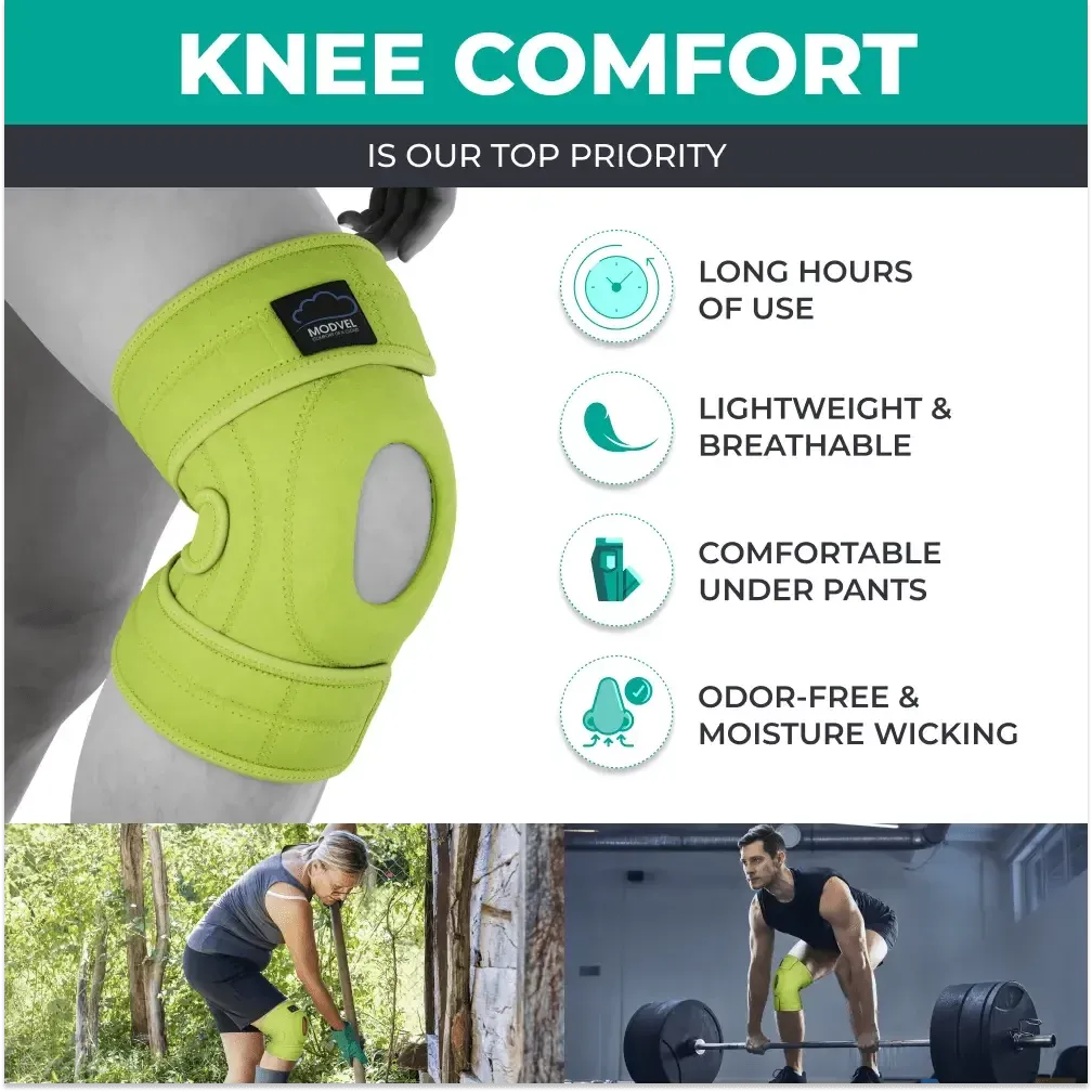 Modvel Adjustable Knee Brace – Enhanced Comfort, Stability, and Support