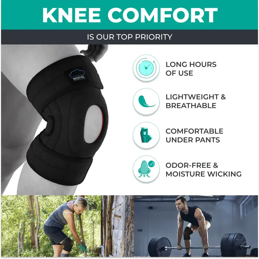 Modvel Adjustable Knee Brace – Enhanced Comfort, Stability, and Support