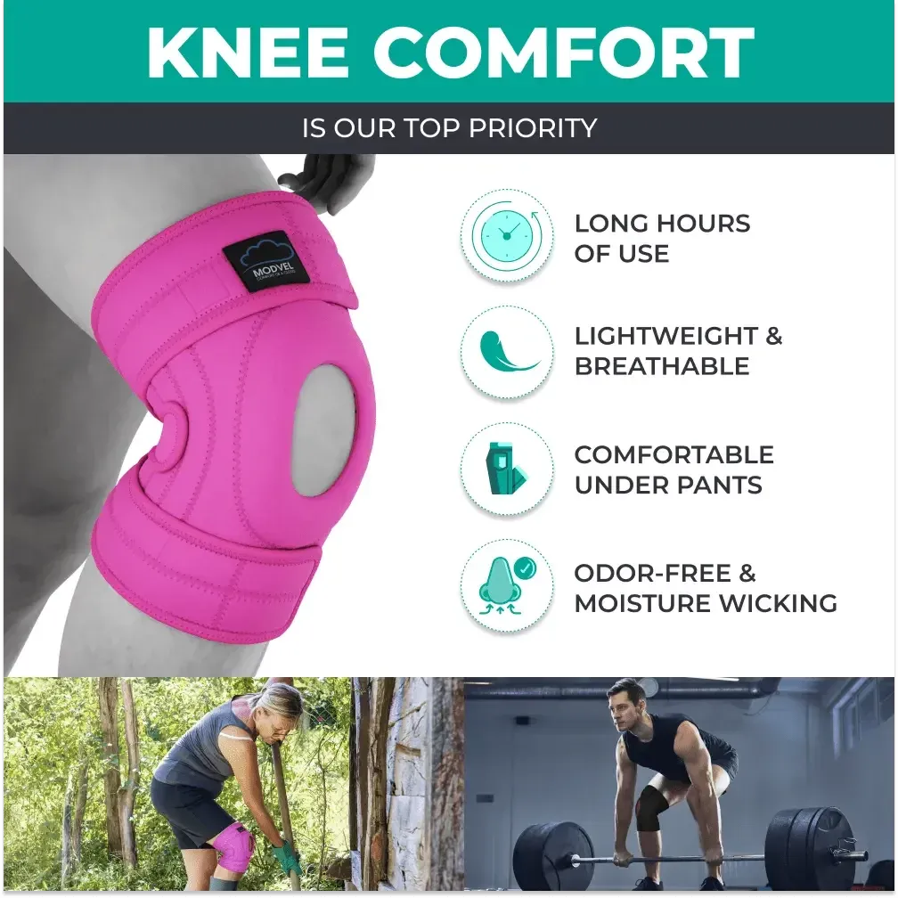 Modvel Adjustable Knee Brace – Enhanced Comfort, Stability, and Support