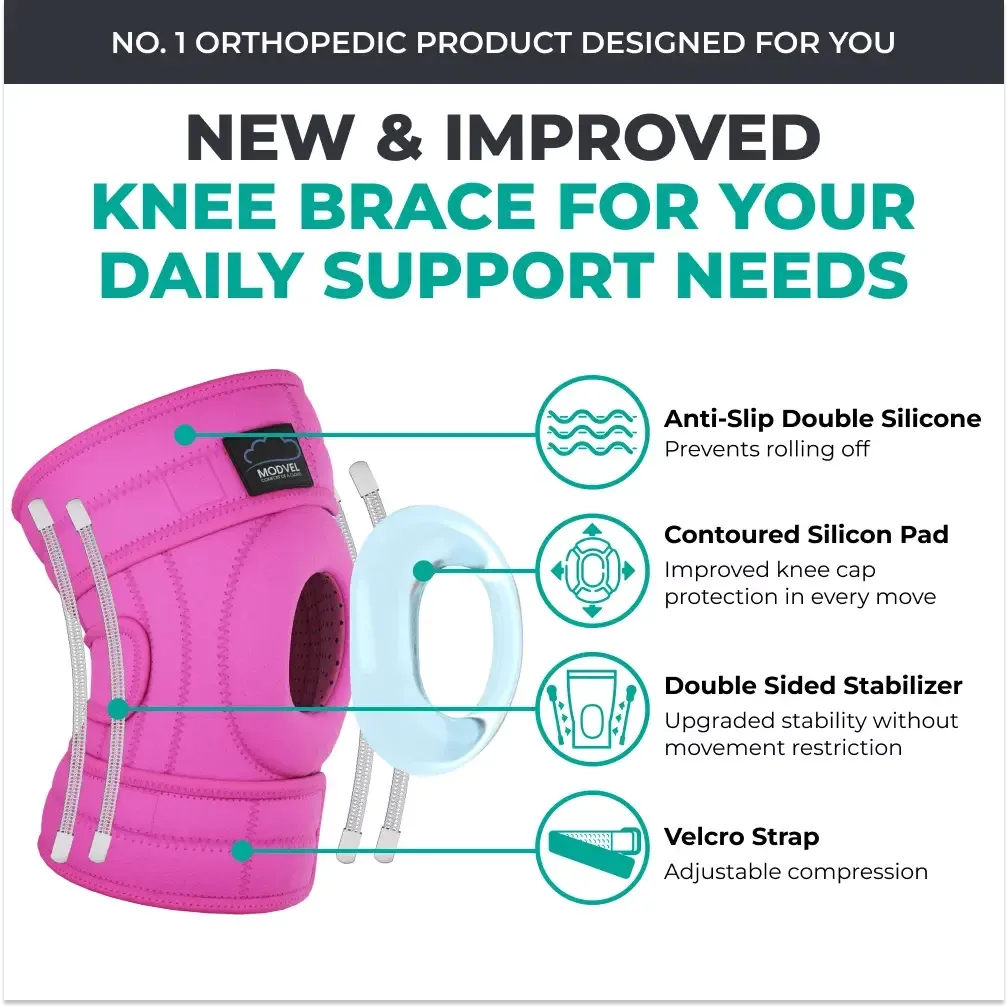 Modvel Adjustable Knee Brace – Enhanced Comfort, Stability, and Support