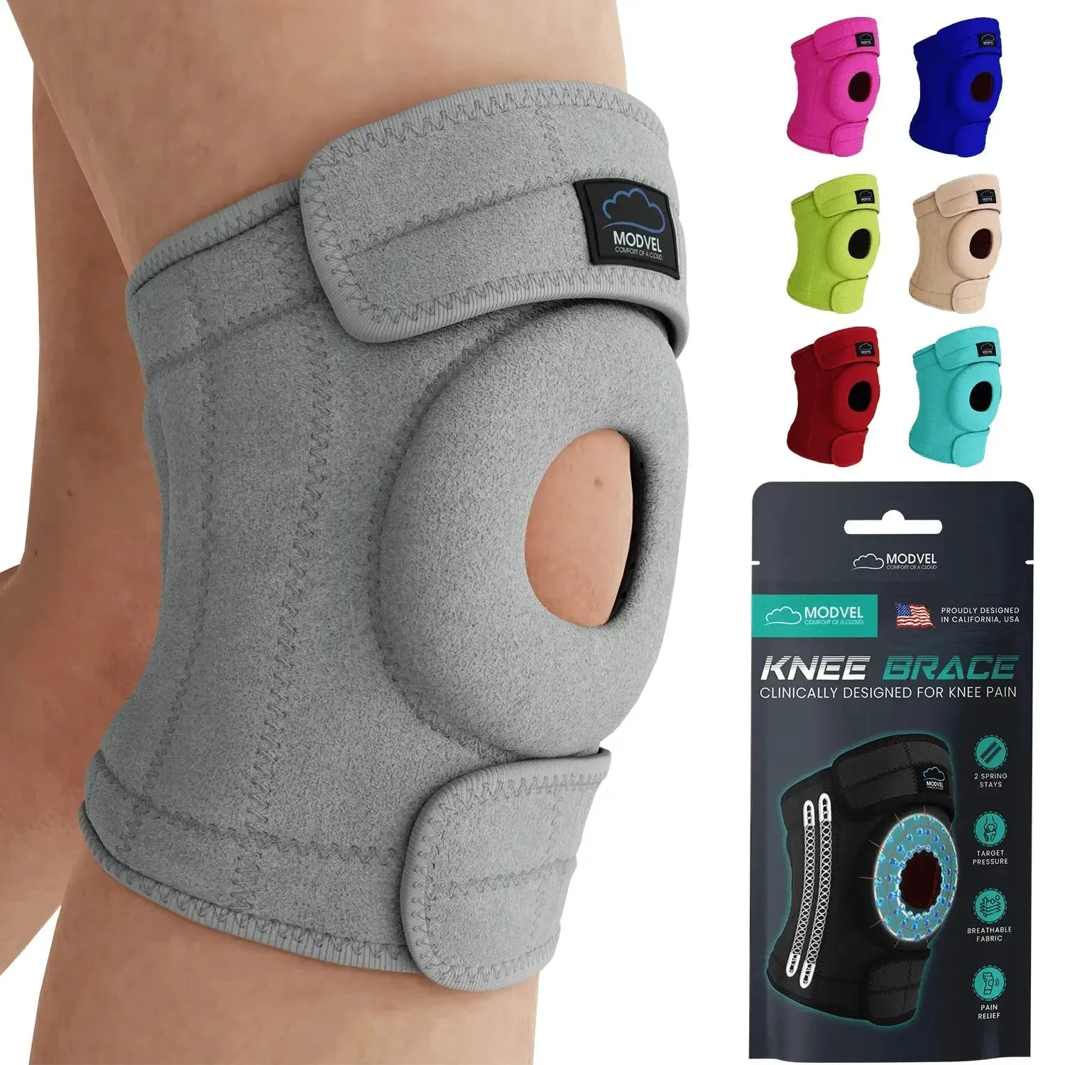 Modvel Adjustable Knee Brace – Enhanced Comfort, Stability, and Support