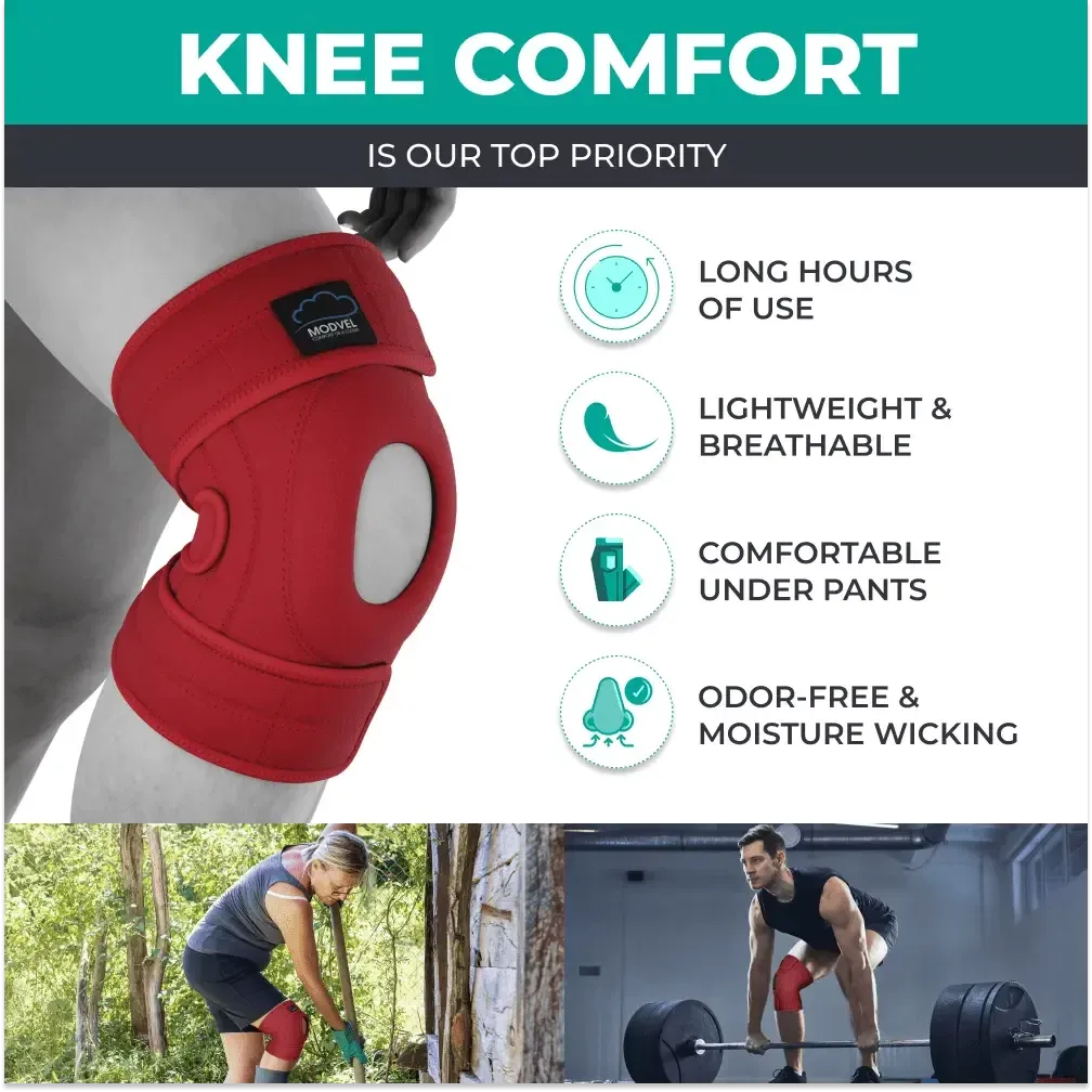 Modvel Adjustable Knee Brace – Enhanced Comfort, Stability, and Support