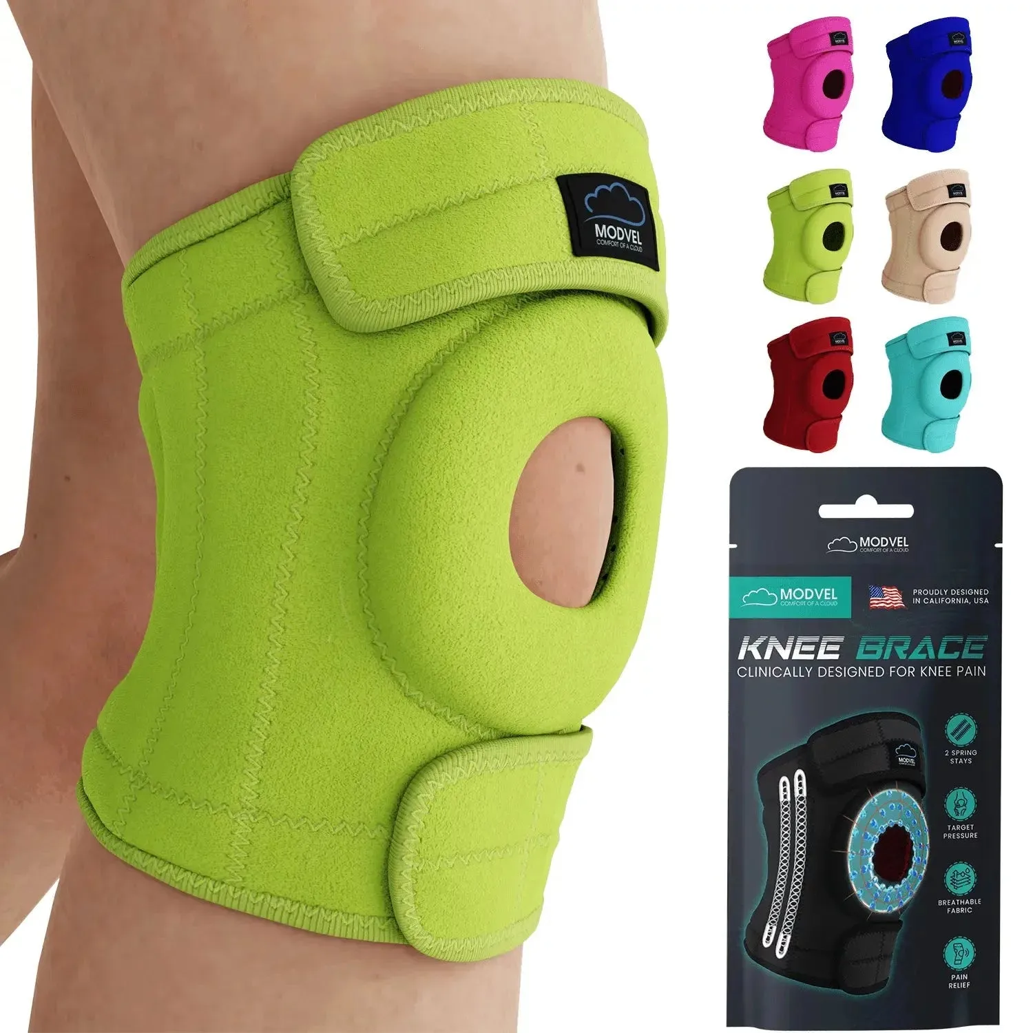 Modvel Adjustable Knee Brace – Enhanced Comfort, Stability, and Support