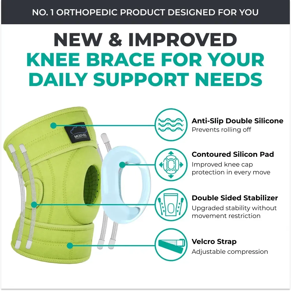 Modvel Adjustable Knee Brace – Enhanced Comfort, Stability, and Support