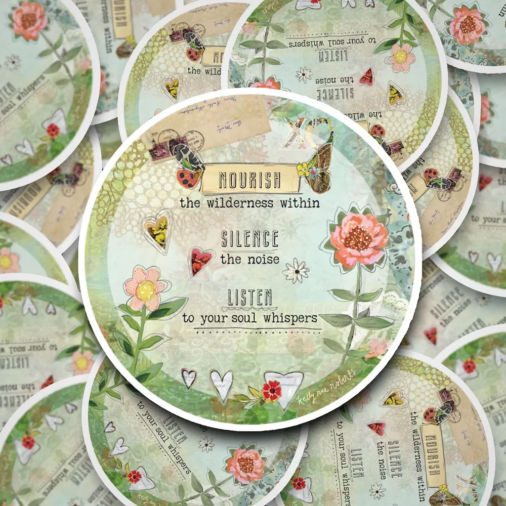 Nourish The Wilderness Within - Sticker