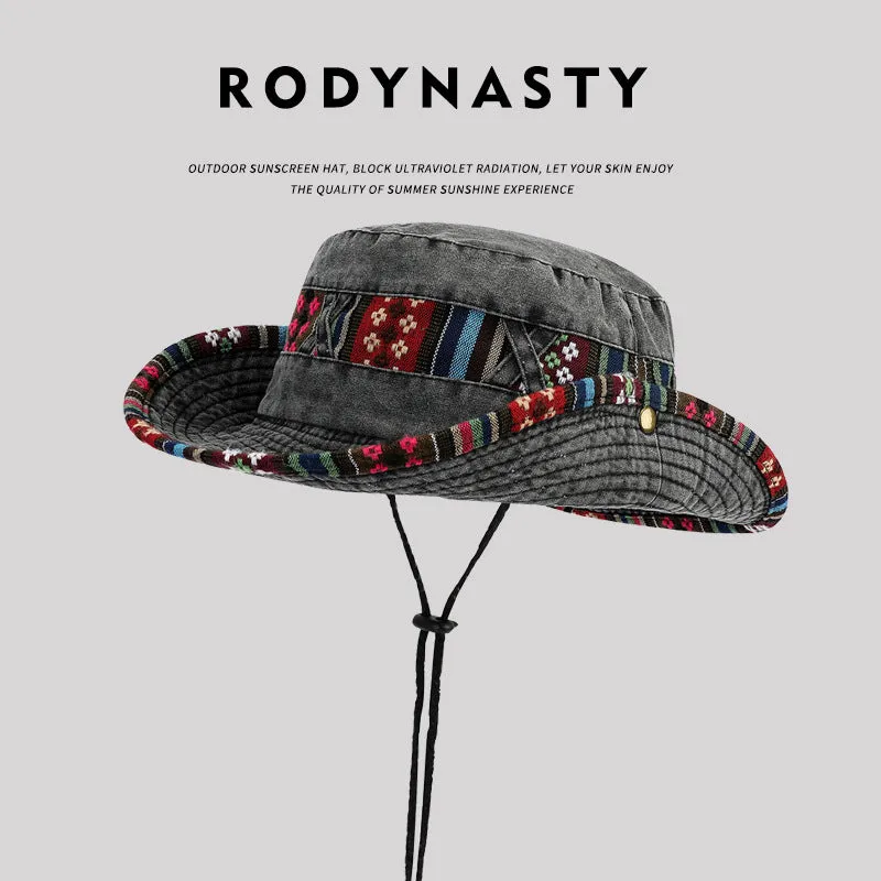 Outdoor Cowboy Sunscreen Fisherman Hat
