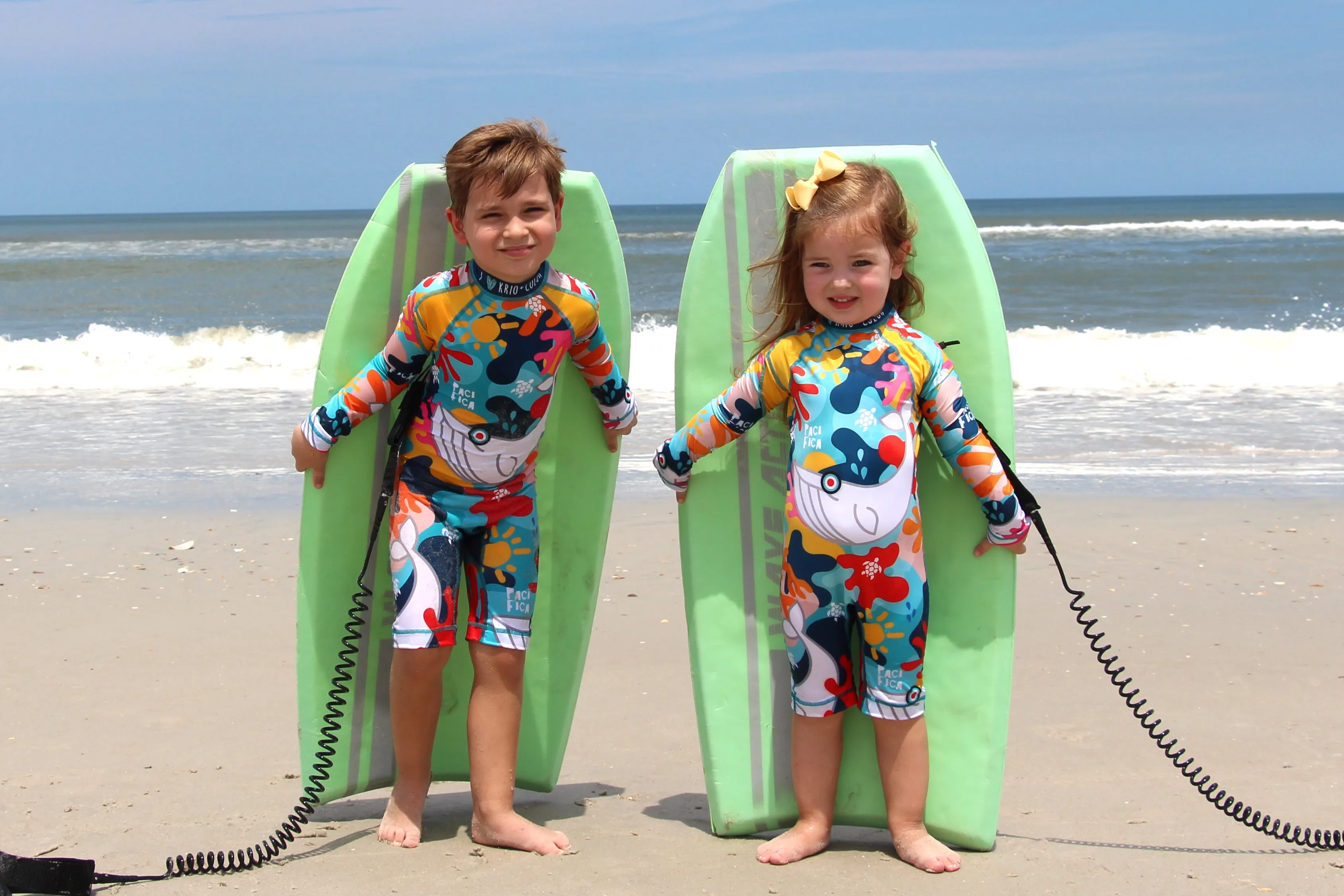Pacifica Girls and Boys Long Sleeve Sunsuit