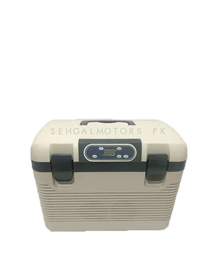 Portable Digital Car Cool Storage Box Fridge White 19 Liters - Code 14364