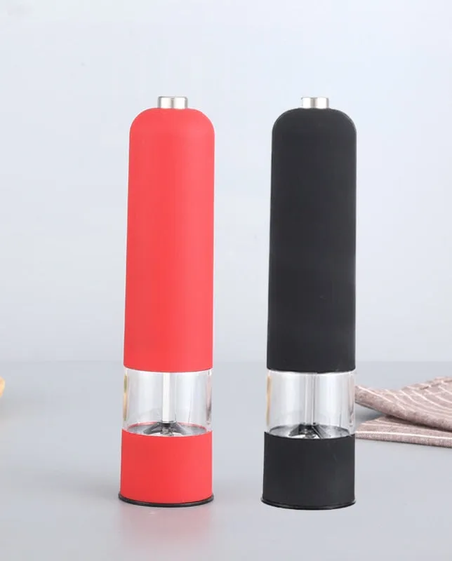 Portable Electric Pepper, Grain ,spice Grinder and  Oil Spray Cooking Accessories