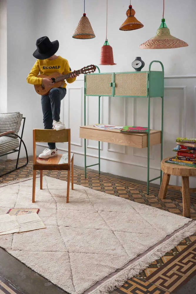 RUGCYCLED WASHABLE AREA RUG BEREBER