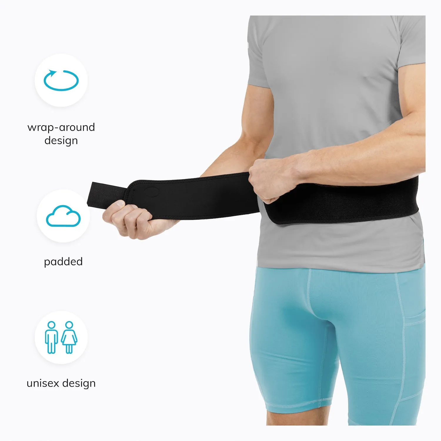 Sacroiliac Belt | SI Joint Brace for Lower Back Support, Sciatica Treatment, Bursitis Hip Pain Relief