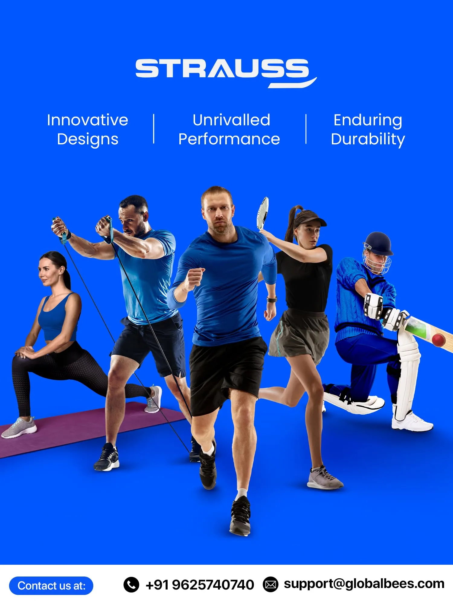 STRAUSS Sports Knee Cap for Men and Women | Knee Support for Men and Women